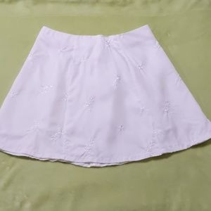Reformation White Skirt